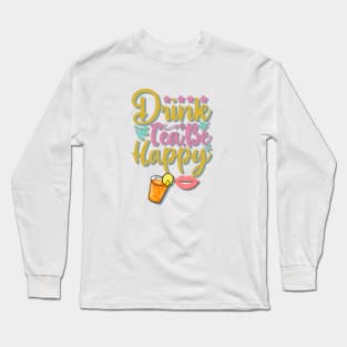 Iced Tea and Smile Long Sleeve T-Shirt